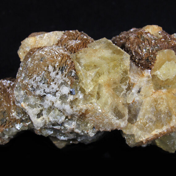 Fluorine, quartz, sidérite du Tarn.