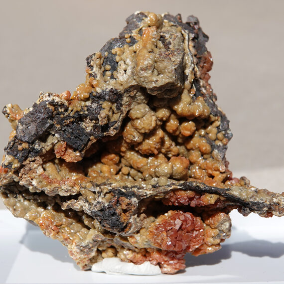 Vanadinite et goethite du Maroc