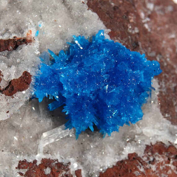 Cavansite et stilbite d'Inde