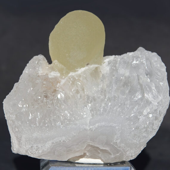 Fluorine et quartz d'Inde