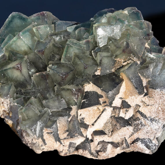 Fluorine, quartz et hyalite de Namibie