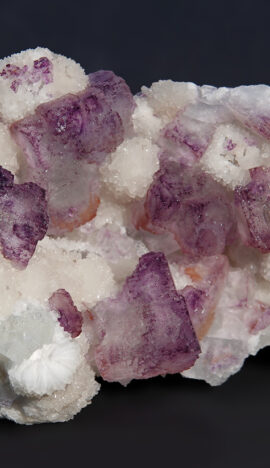 Fluorine et quartz de Chine