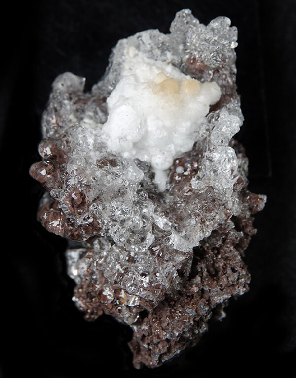 Opale hyalite et calcite de Hongrie