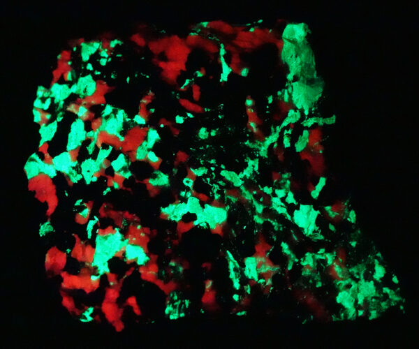 Willémite, franklinite et calcite des États-Unis