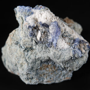 Benitoïte et natrolite des États-Unis