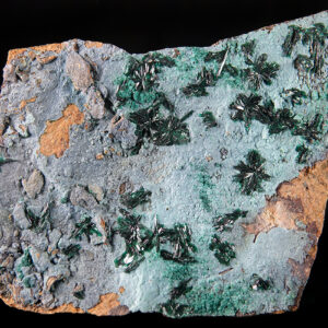 Atacamite et chrysocolle du Chili