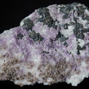 Améthyste, sphalérite, pyromorphite et pyrite de Bulgarie