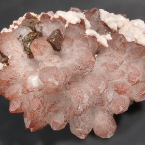 Quartz, chalcopyrite et dolomite de Chine