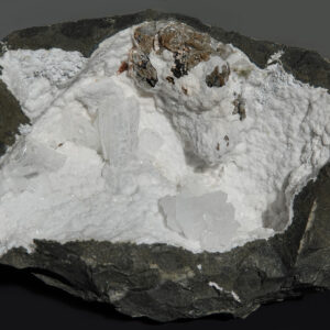 Epistilbite, quartz et heulandite d'Inde