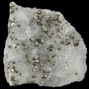 Pyrite et quartz du Maine-et-Loire