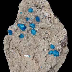 Cavansite et stilbite d'Inde