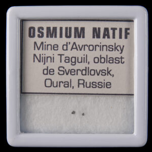 Osmium natif de Russie