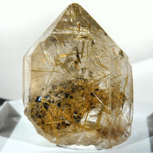 Quartz, rutile et hématite du Brésil